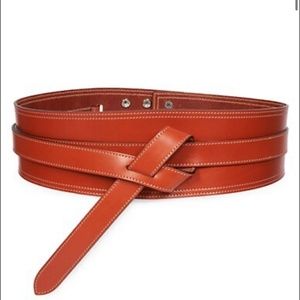 Isabel Marant Red Moshi belt Size 75 S-M NWT